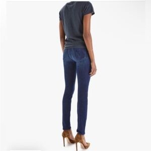 Mother Blue The Stash Swooner High Waisted Skinny Jeans in Freebird